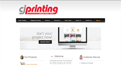 Desktop Screenshot of cjprinting.com